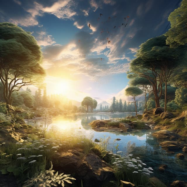 Insects Crickets and Wind for Nature's Relaxation - Music of the Forest