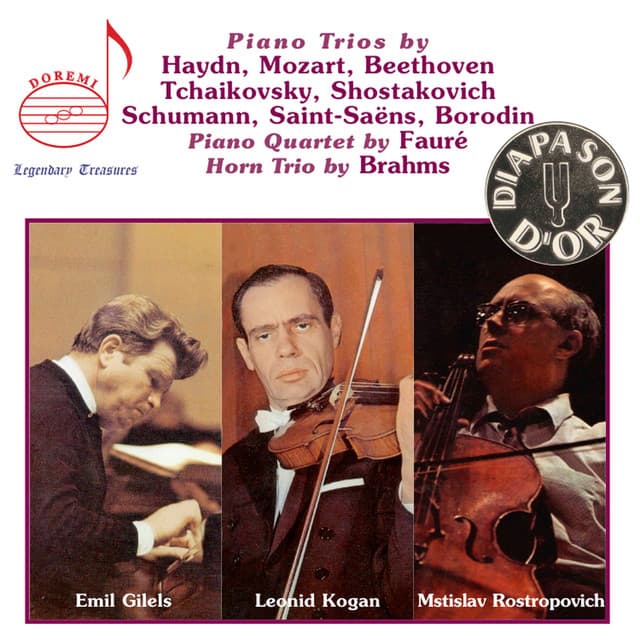 The Gilels-Kogan-Rostropovich Trio Recordings - Emil Gilels