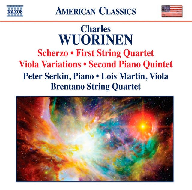 Wuorinen: Scherzo - String Quartet No. 1 - Viola Variations - Piano Quintet No. 2 - Charles Wuorinen