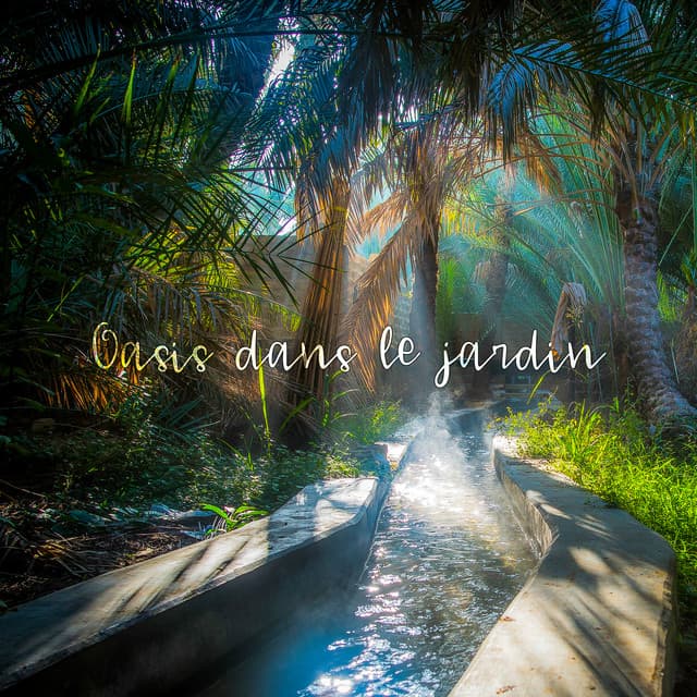 Oasis dans le jardin - Opportunité de pensées apaisantes, Harmonie temporelle, Pensée d'équilibre - Nature Académie