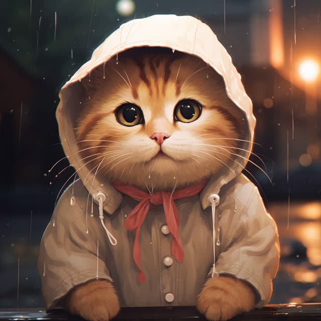 Santuario Lluvioso Para Gatos: Melodías Tranquilas De Las Gotas - Paisajes sonoros épicos