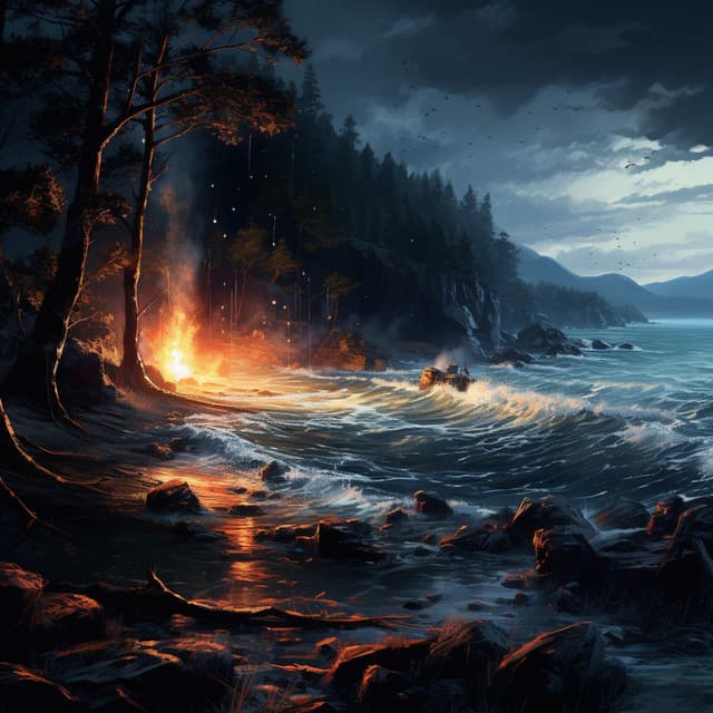 Rhythmic Concentration: Soundscapes Amidst Ocean Waves - Ocean Waves