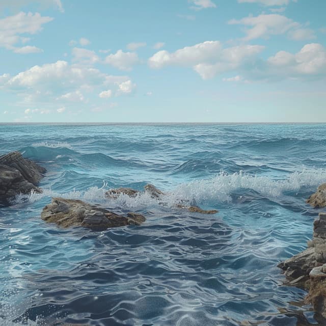 Gentle Binaural Ocean for Pet Relaxation - Pet Care Music Therapy