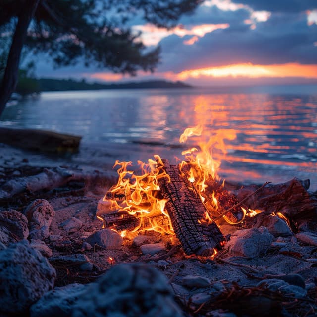 Sonidos Binaurales De Fuego Sereno Para Relajarse - Orquesta de Música Relajante