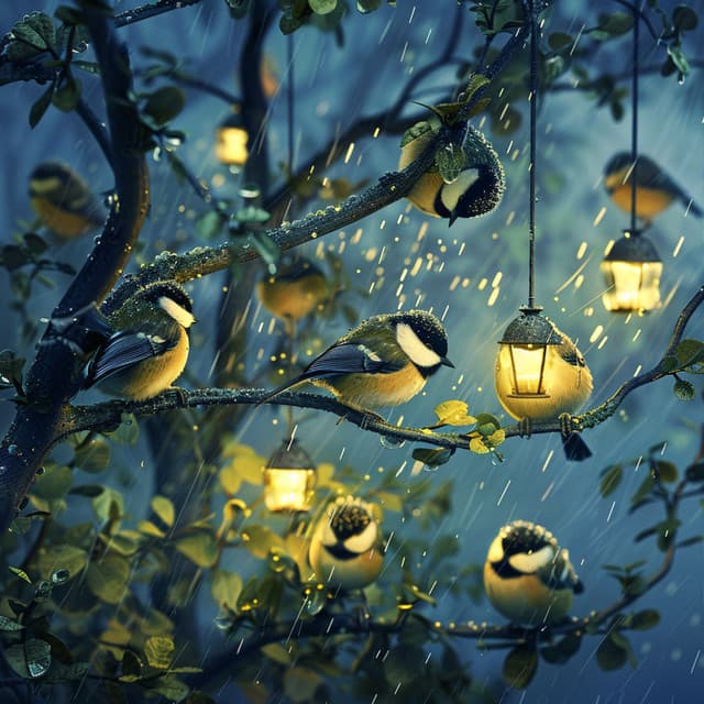 Misty Melody Flow: Rain with Binaural Birds in Nature - 78 72 Hz - Binaural Reality