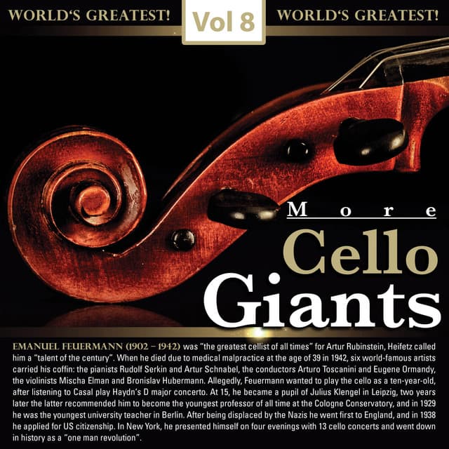 More Cello Giants, Vol. 8 - Richard Strauss