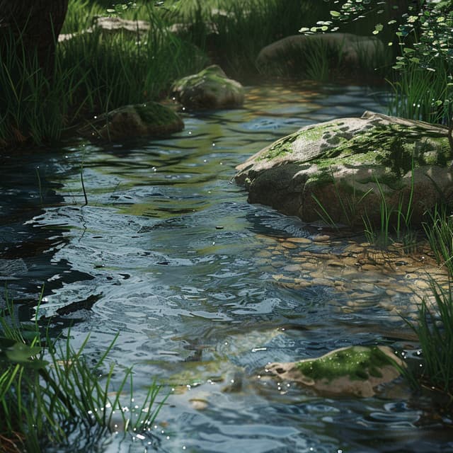 Binaural Beats and Water Sounds for Meditation Clarity - Meditation Music Library