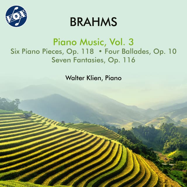 Brahms: Piano Music, Vol. 3 - Johannes Brahms