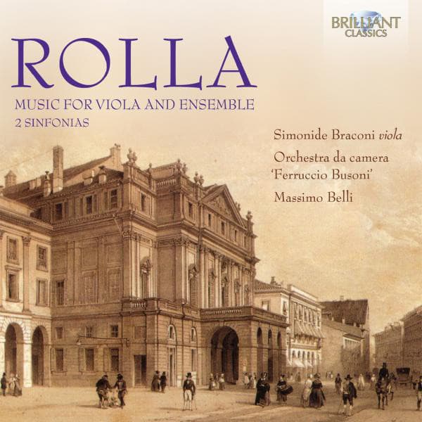 Rolla: Music for Viola and Ensemble 2 Sinfonias - Alessandro Rolla