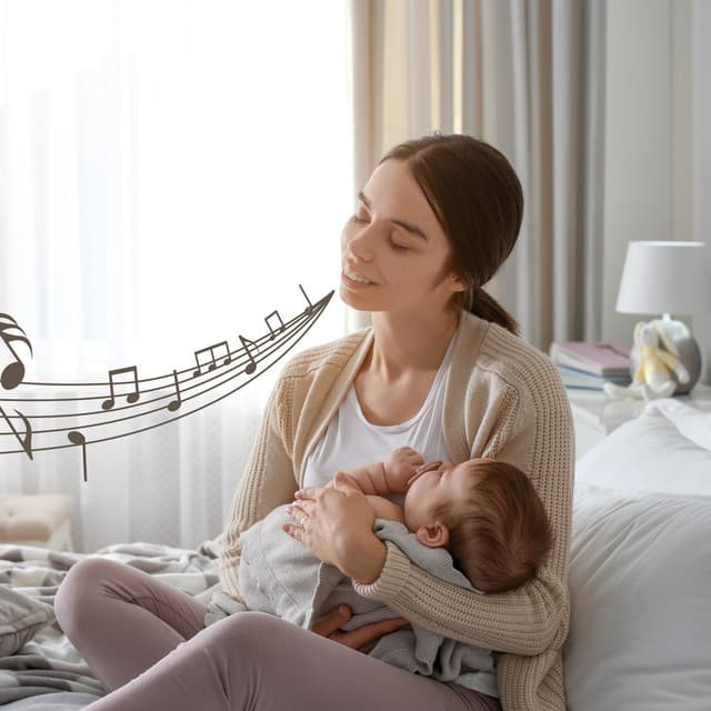 Baby's Lullaby: Piano Rain's Loving Melody - Sleeping Baby Music