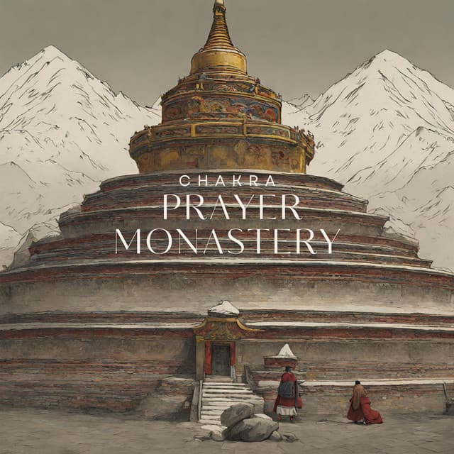 Chakra Prayer Monastery: Monk's Meditation, Himalayan Flute Spiritual Tones, Sacred Space Resonance - Spiritual Meditation Vibes
