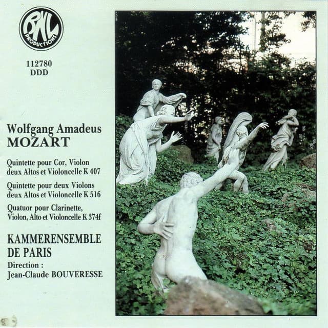 Mozart: Quintettes, quatuor pour vents et cordes - Wolfgang Amadeus Mozart