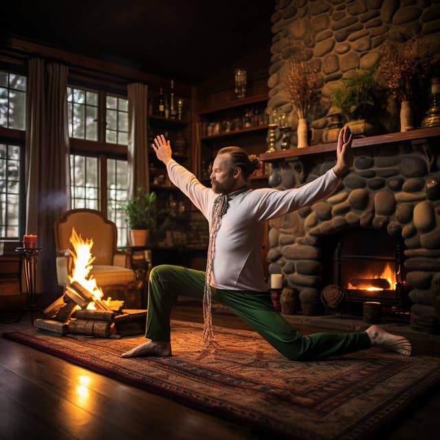Flaming Flow: Music for Fiery Yoga Sessions - Easy Morning Music