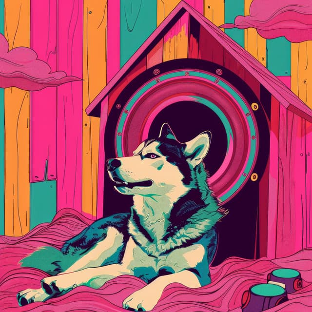 毛茸茸的守夜人: 花园辉煌的故事 - Dog Music Waves