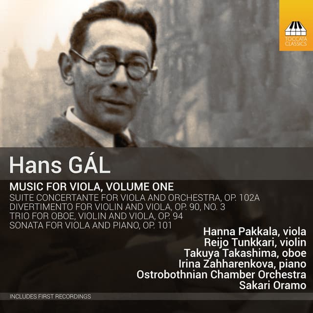Gál: Music for Viola, Vol. 1 - Hans Gál
