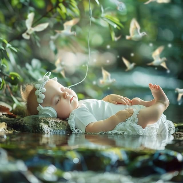Binaural Creek Baby: Birds and Nature’s Gentle Sounds - 92 96 Hz - Body and Soul Music Zone