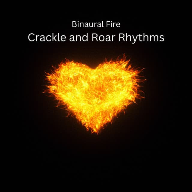 Binaural Fire: Crackle and Roar Rhythms - Sounds of Fire for Sleep