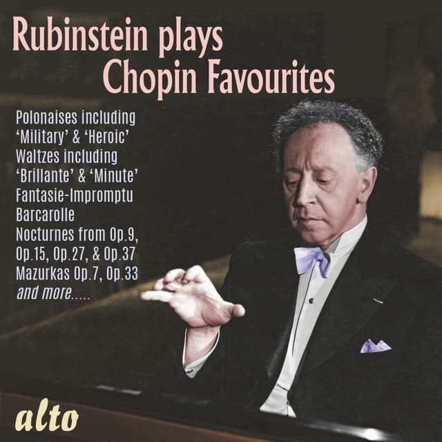 Rubinstein Plays Chopin Favourites - Frédéric Chopin