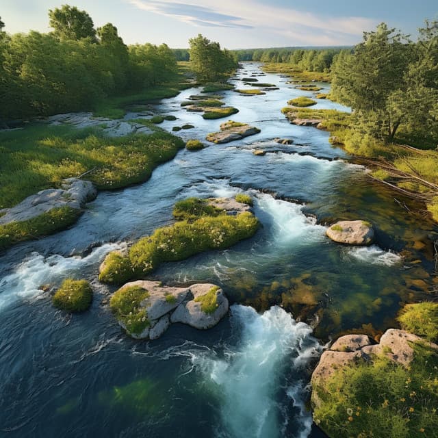 River Slumber: Calming Stream Melodies for Sleep - Noise of Water