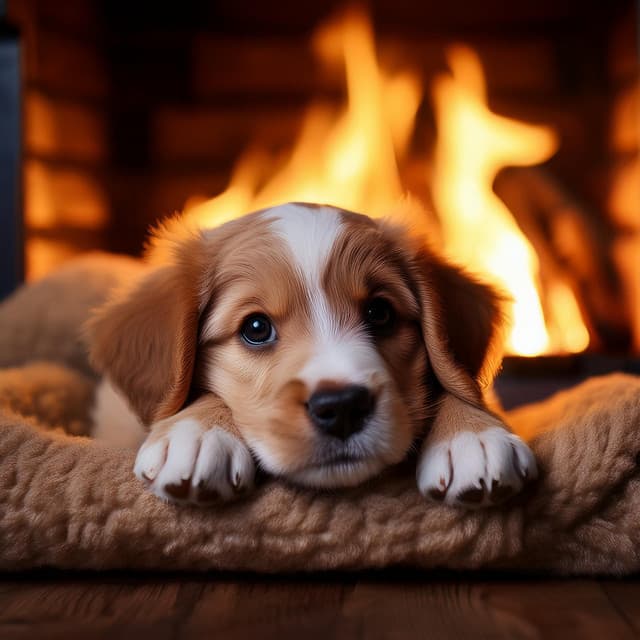 Llamas De Guitarra Para Mascotas: Sonidos Relajantes Junto Al Fuego - Tormentas eléctricas y sonidos de tormenta de lluvia