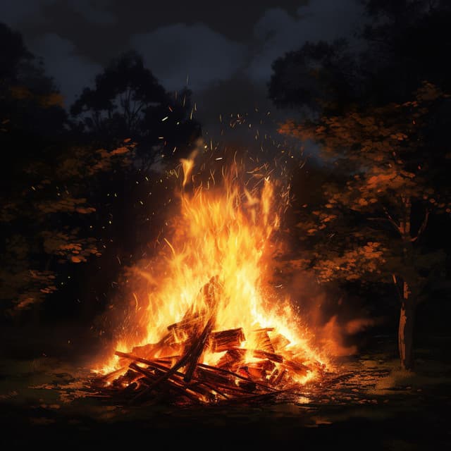 Fire Relaxation: Warmth and Serenity Melodies - Mindful Measures