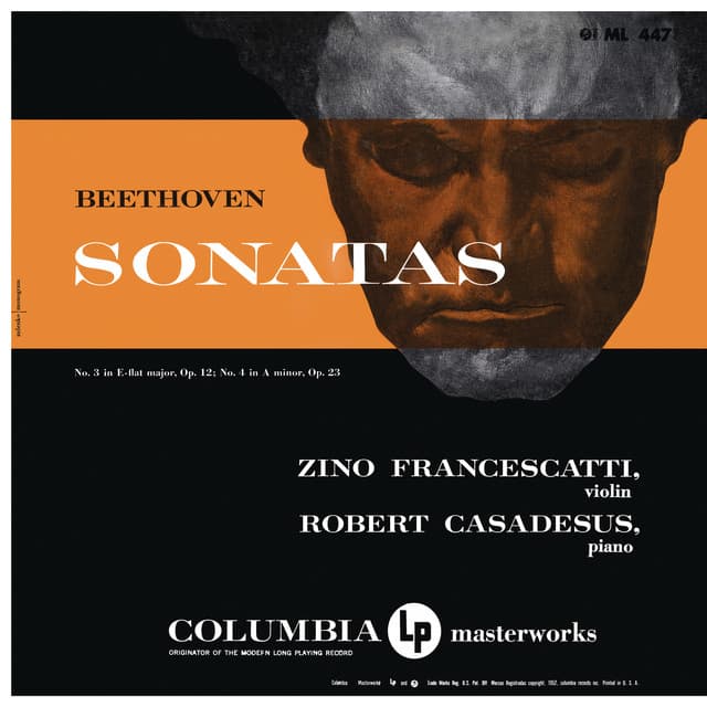 Beethoven: Violin Sonatas Nos. 3 & 4 - Ludwig van Beethoven