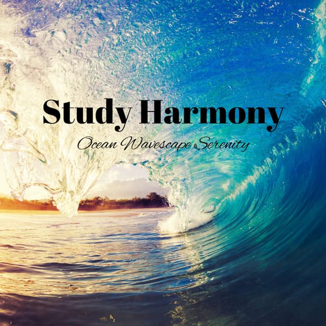 Study Harmony: Ocean Wavescape Serenity - Wind and Oceans