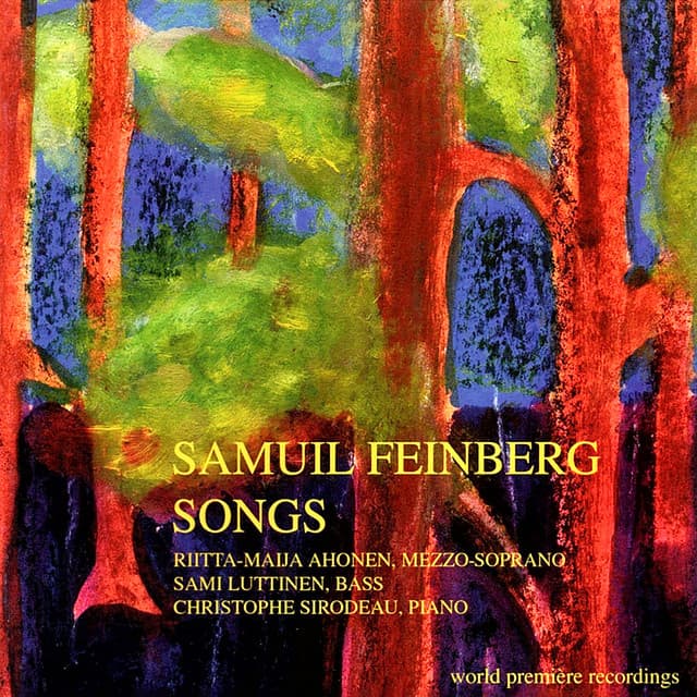 Samuil Feinberg: Songs - Samuel Feinberg