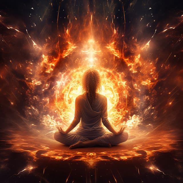 Fire Mindfulness: Flame Meditation Echoes - Brain Stimulation Consort