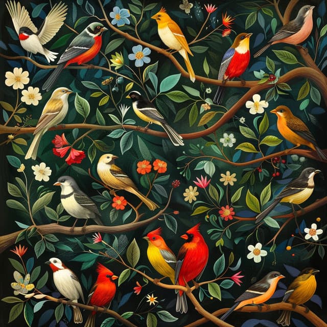 Alas Resonantes: Pájaros Binaurales En Concierto - 78 72 Hz - Reiki para animales