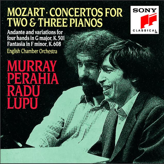 Mozart: Concertos for 2 & 3 Pianos; Andante and Variations for Piano Four Hands - Murray Perahia