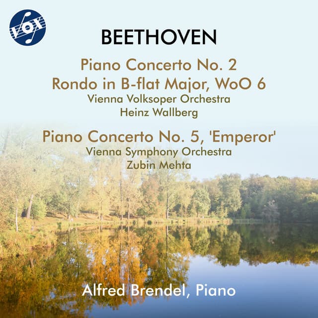 Beethoven: Piano Concertos Nos. 2 & 5 "Emperor" & Rondo, WoO 6 - Ludwig van Beethoven