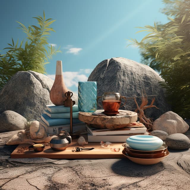 Melodic Rain Bliss: Yoga Music for Tranquility - Morning Chill Out Playlist