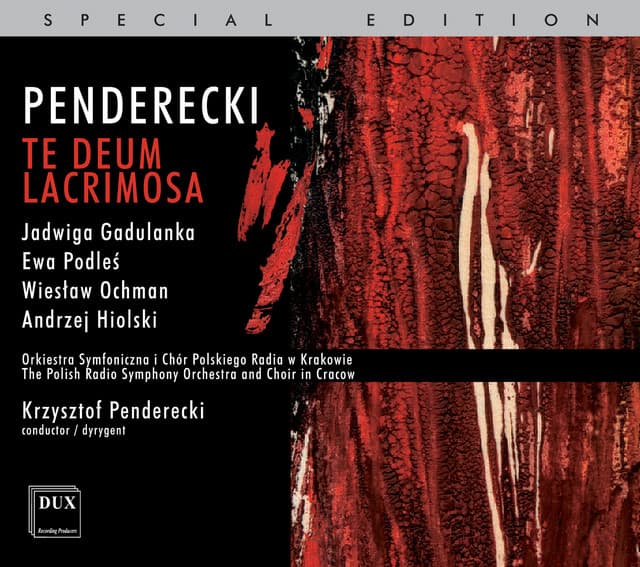 Penderecki: Te Deum - Lacrimosa - Krzysztof Penderecki