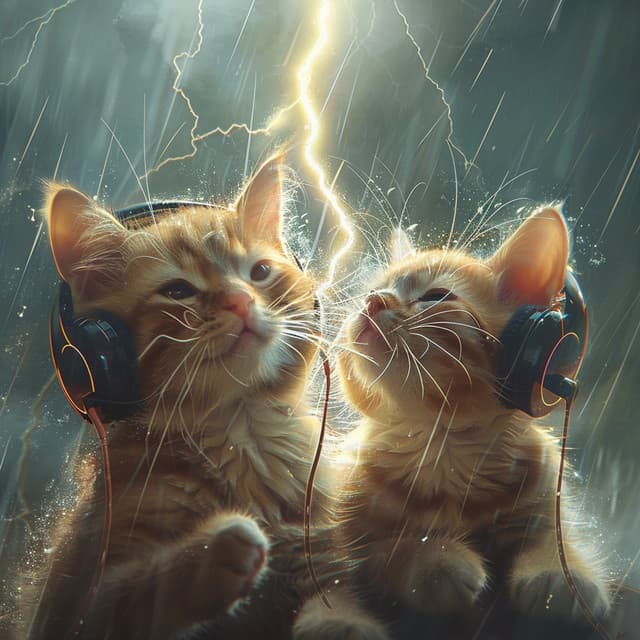 Feline Thunder: Calm Music for Cats - Cat Relax